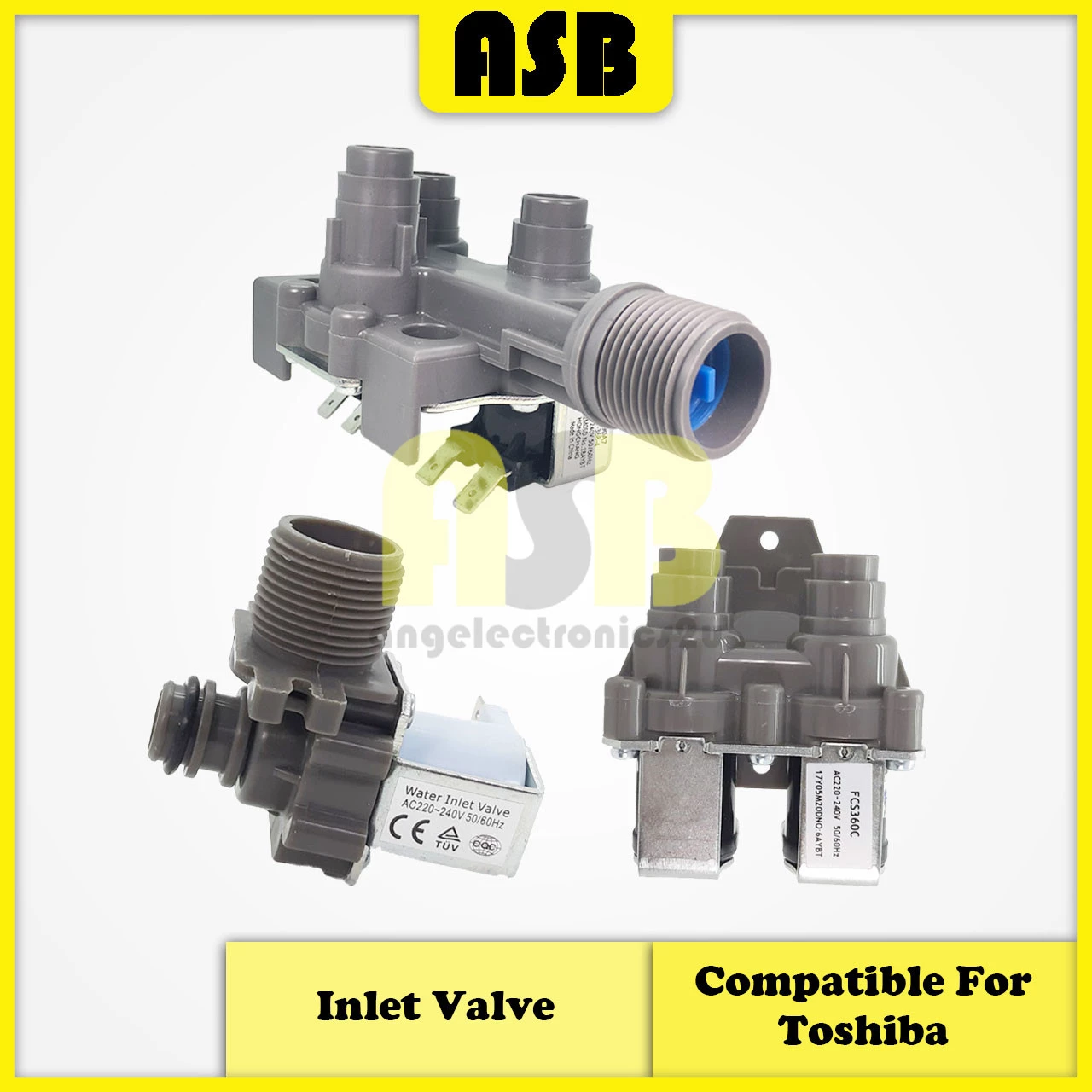 (1pc) ( Compatible : TOSHIBA ) Washing Machine Water Inlet Valve / Injap Masuk Air