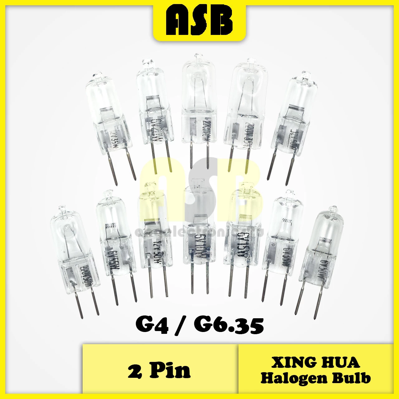 (1pc) XING HUA Halogen Bulb 2 Pin ( G4 / G6.35 )