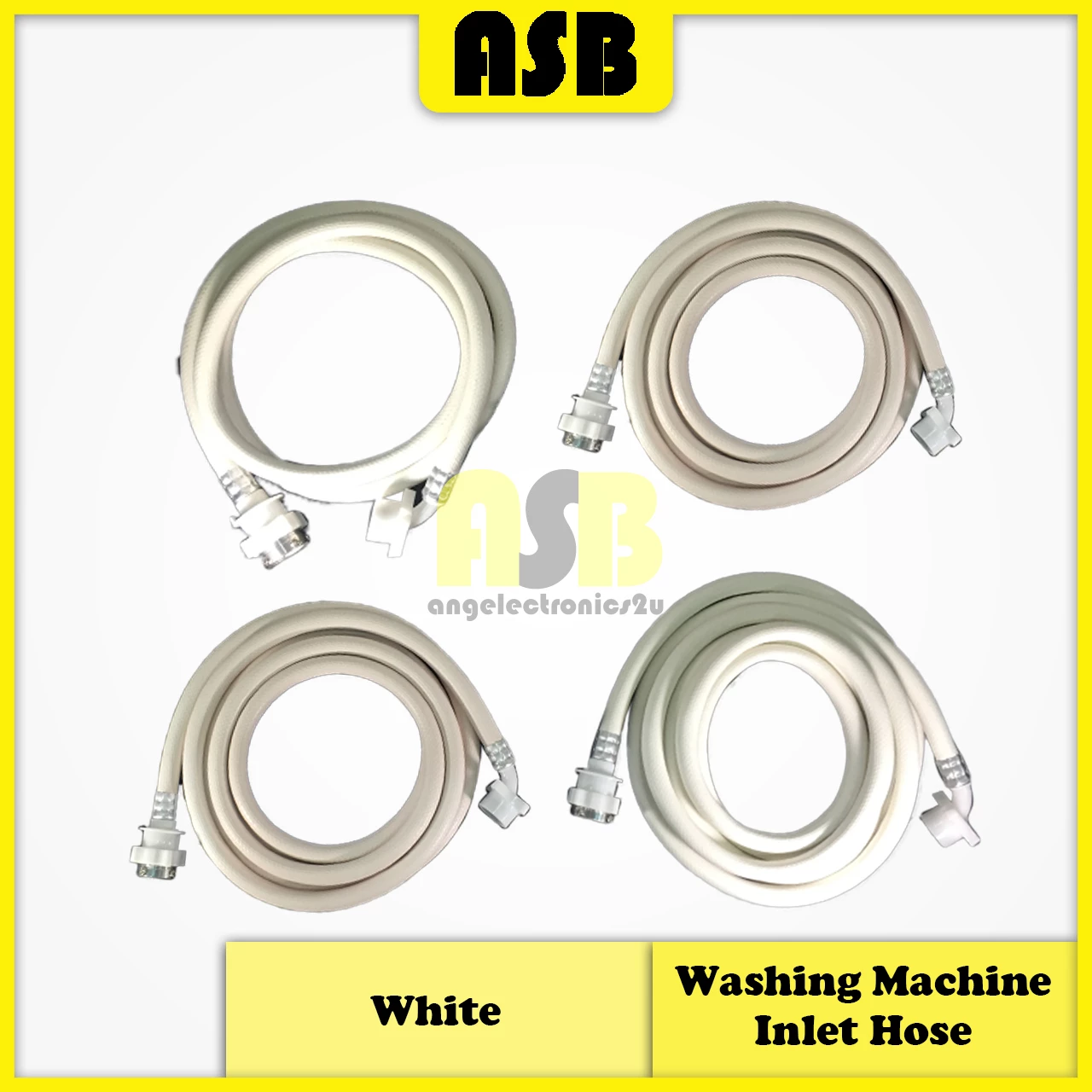 (1pc) Washing Machine Inlet Hose 2 Meter / 3 Meter / 4 Meter / 5 Meter ( White )