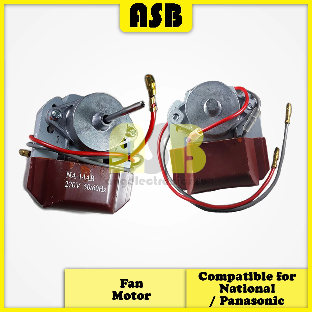 (1pc) ( Compatible : NATIONAL / PANASONIC ) Fridge Fan Motor