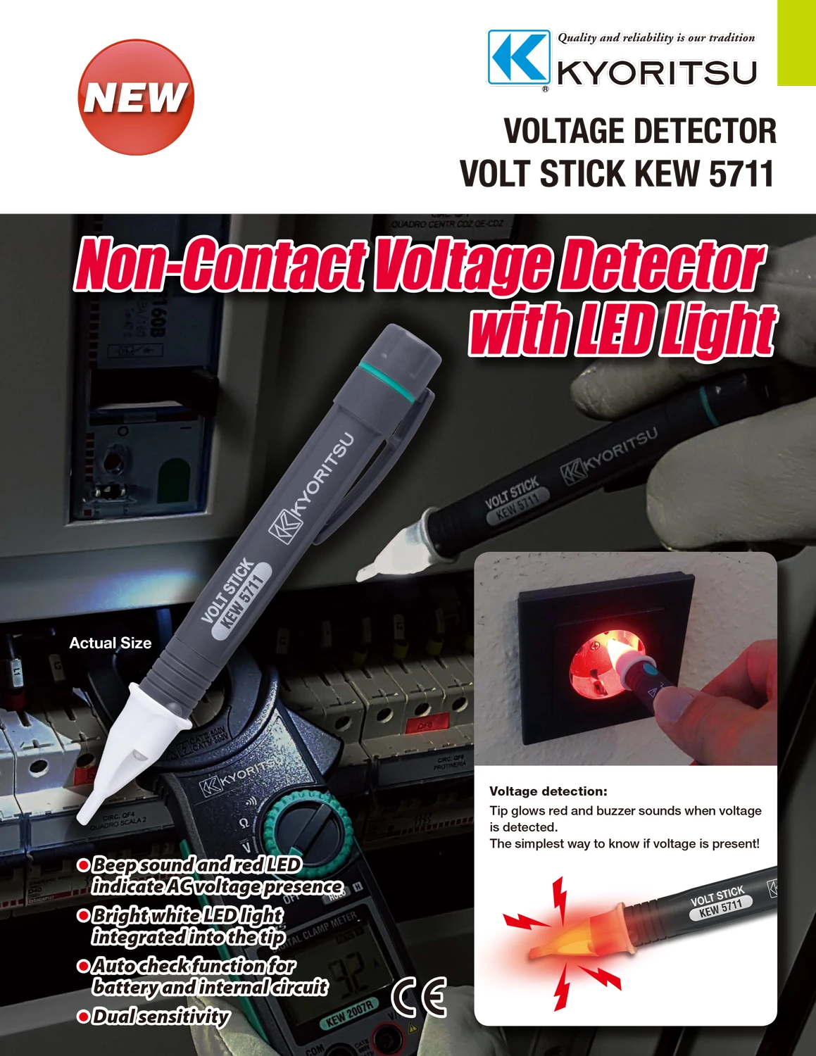 Kyoritsu 5711 Voltage Detector (362007040)