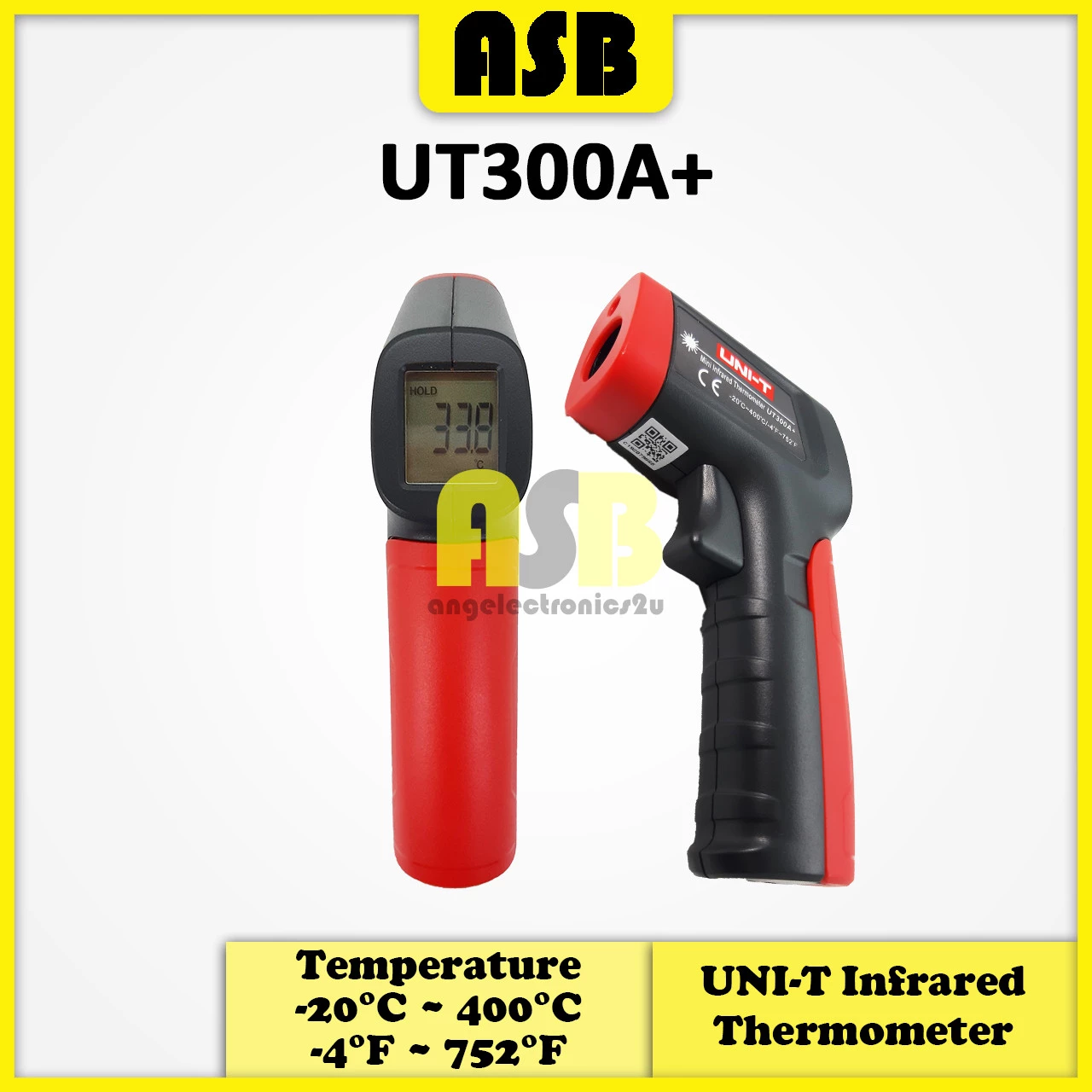 (1pc) Uni-T UT 300A+ / 302C+ / 306A Infrared Thermometer UT300A+ / UT302C+ / UT306A Termometer inframerah