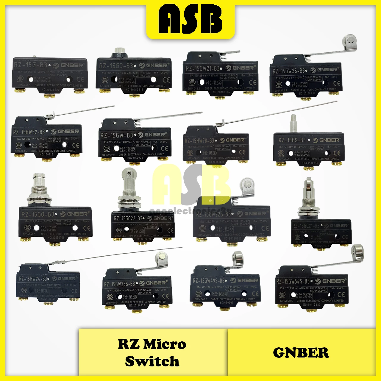 (1pc) GNBER RZ Micro Switch