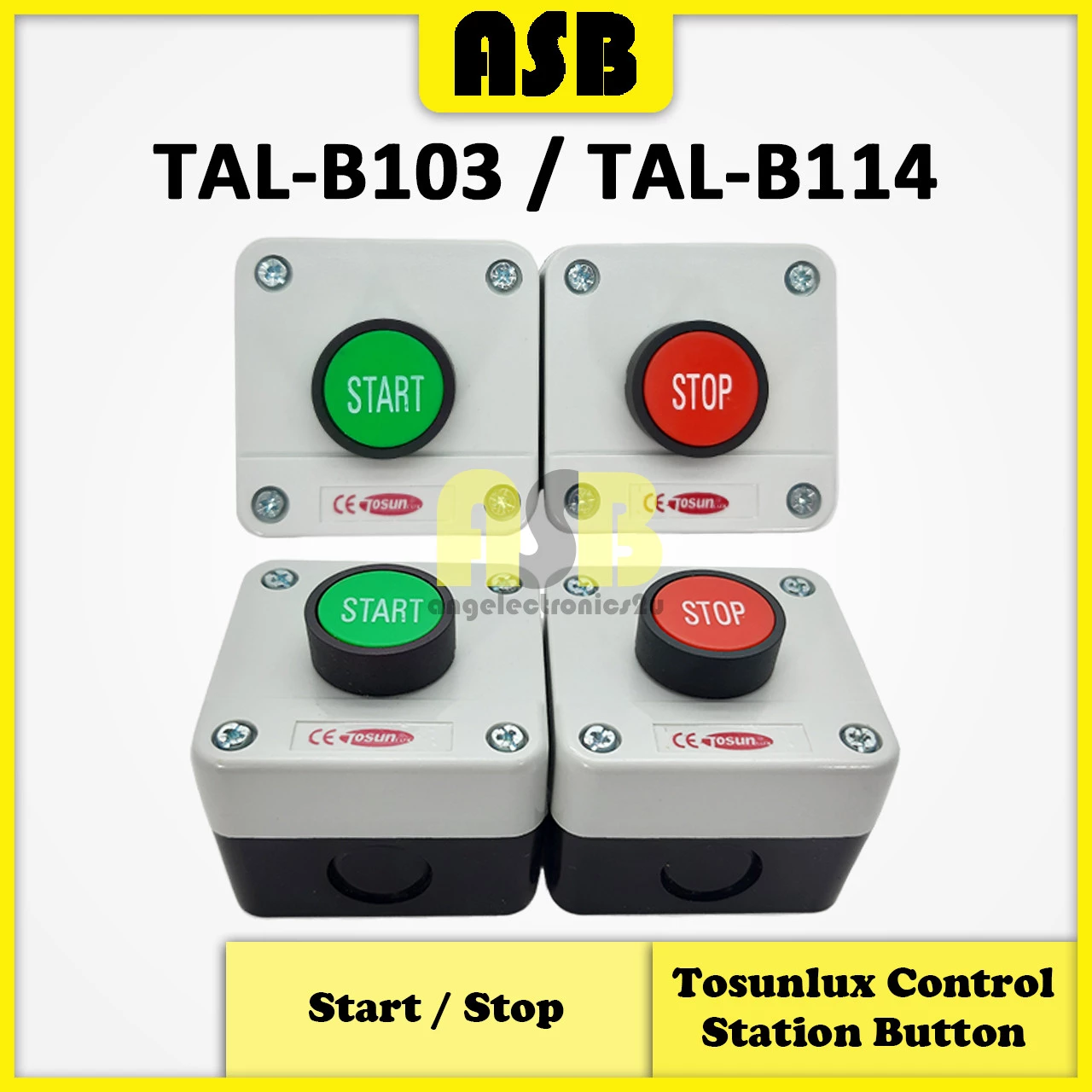 (1pc) Tosunlux TAL-B Series Control Station (TAL-B103 / TAL-B114) (550011514 / 550011515)