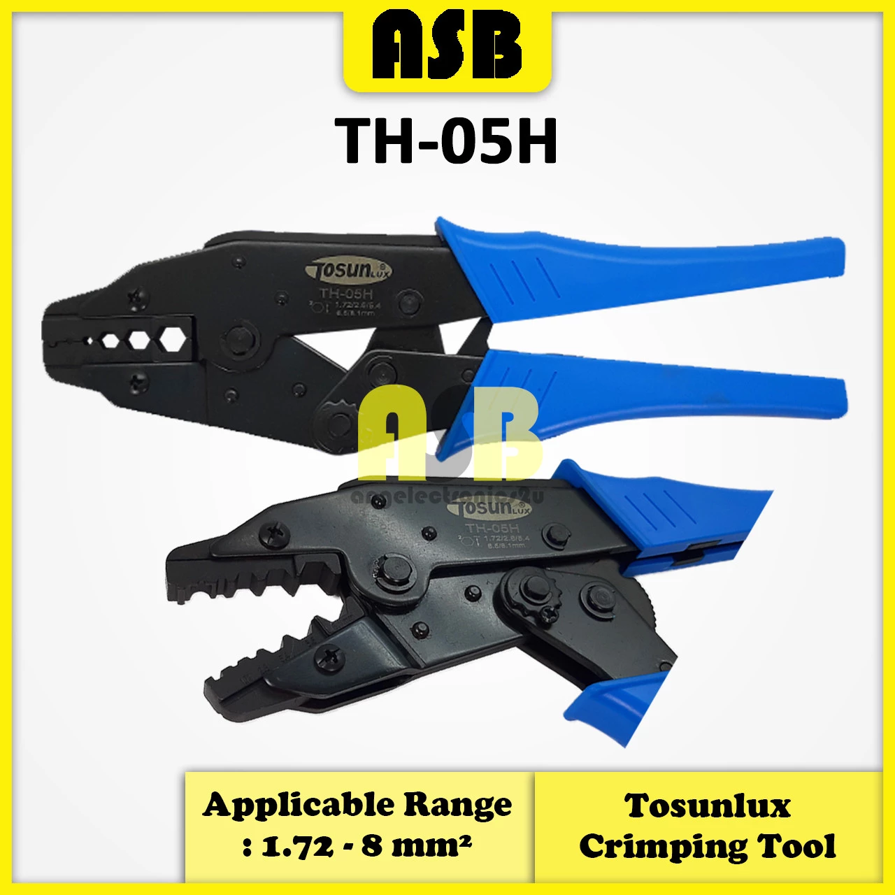 (1pc) Tosunlux TH-05H RG 58 / RG 59 / RG6 Plugs Modular Crimping Tool / Alat Kelim ( 574003730 )