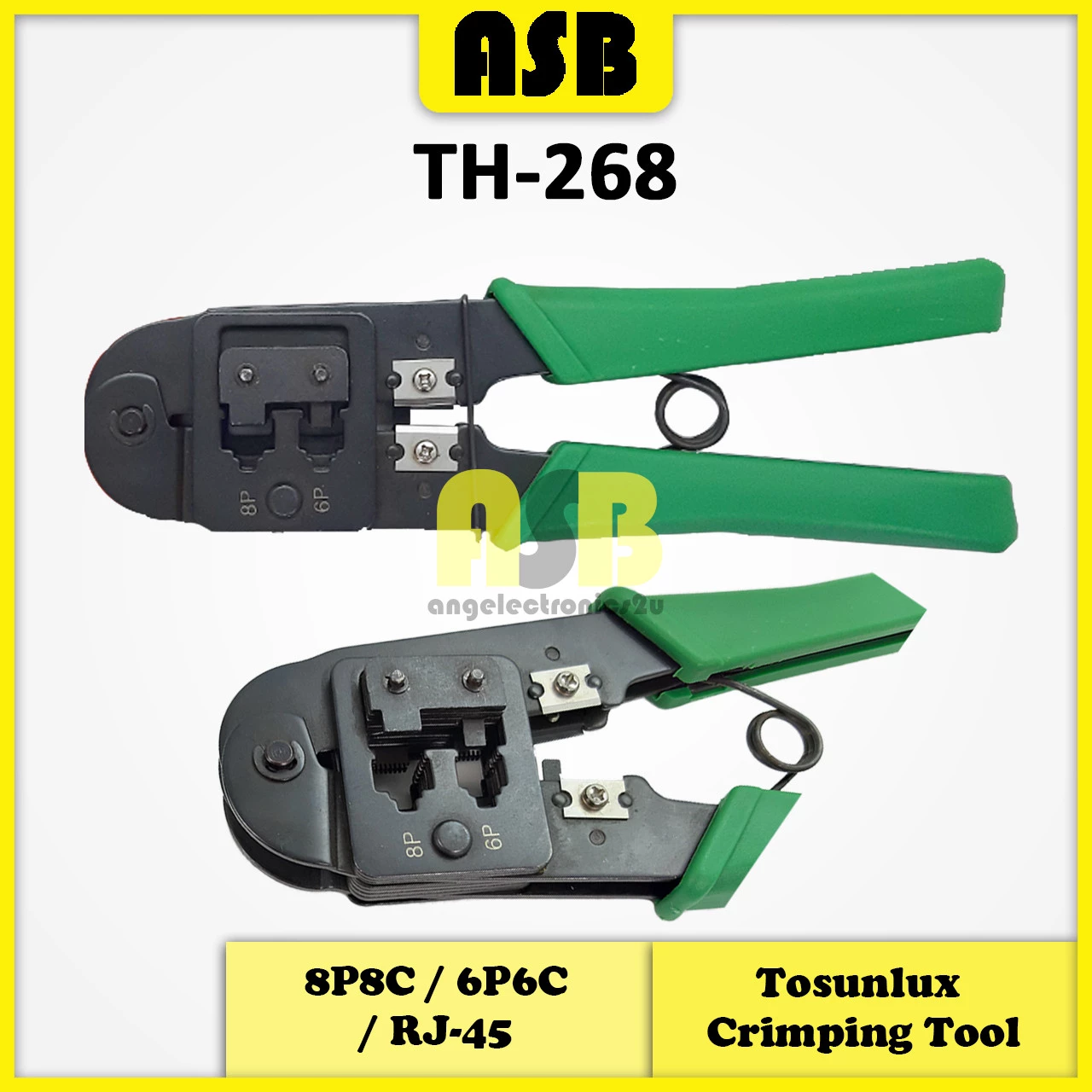 (1pc) Tosunlux TH-268 8P8C / 6P6C / RJ-45 Plugs Modular Crimping Tool / Alat Kelim ( 574003734 )