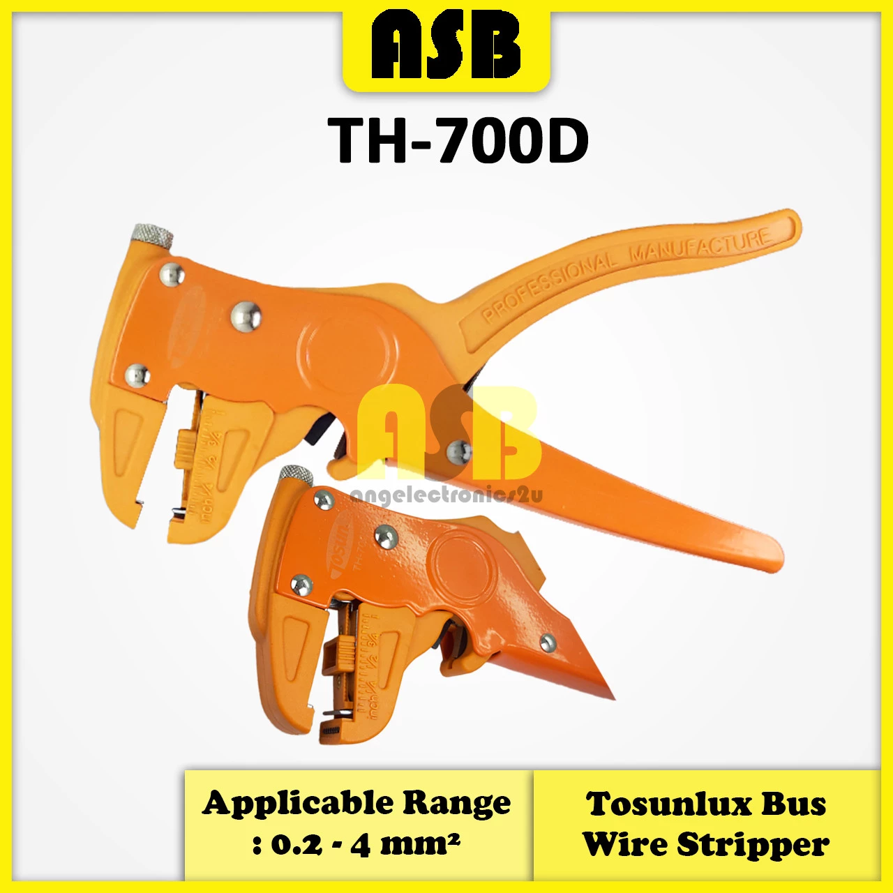 (1pc) Tosunlux TH-700D Auto Duckbill Single / Bus Wire Cutter & Stripper / Pemotong ( 574003738 )