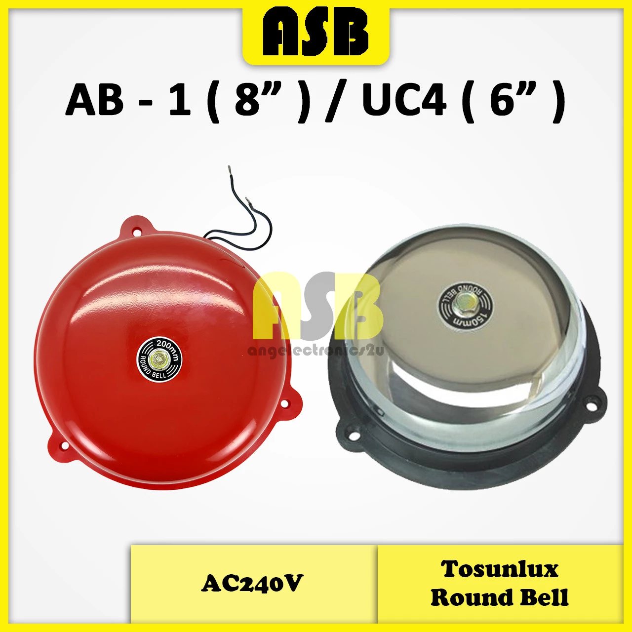 (1pc) Tosunlux Round Bell AC240V ( 6