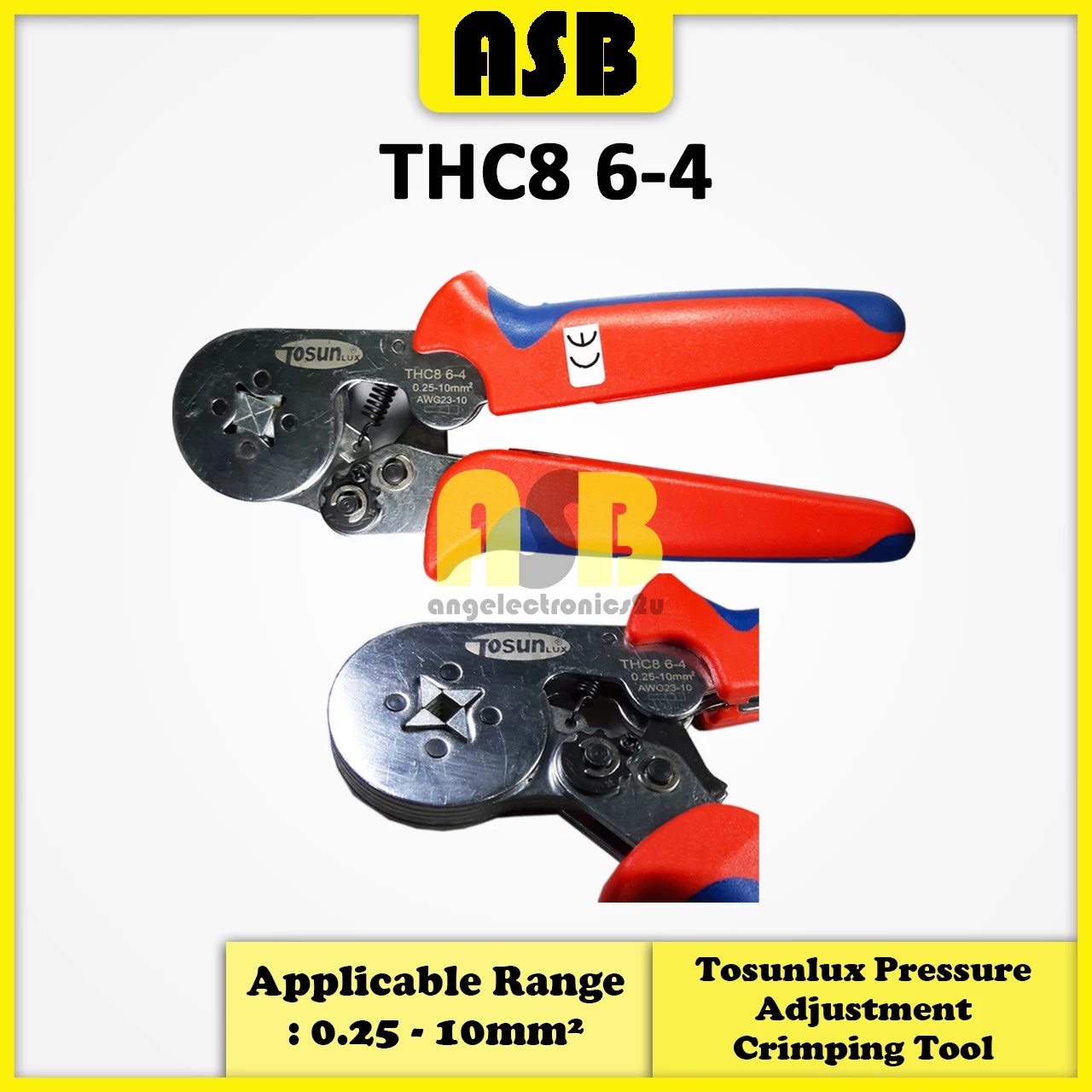 (1pc) Tosunlux THC8 6-4 Pressure Adjustment Crimping Tool ( 574003731 )