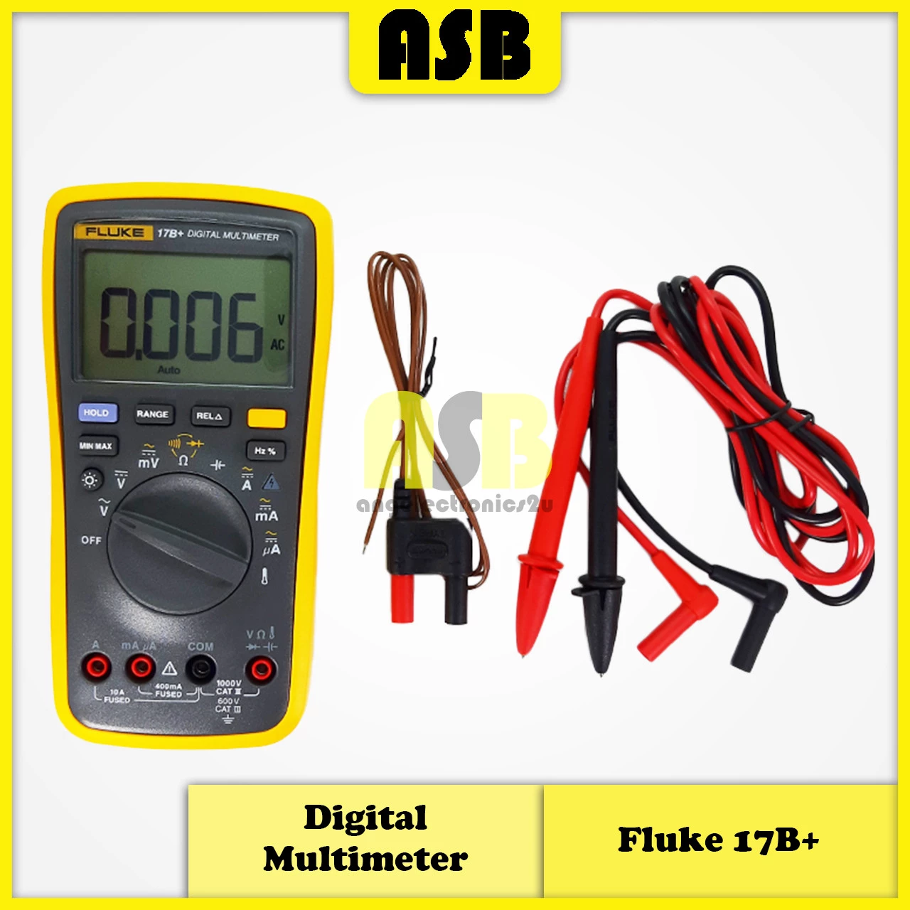 (1pc) Fluke 17B+ Digital Multimeter (362005042)