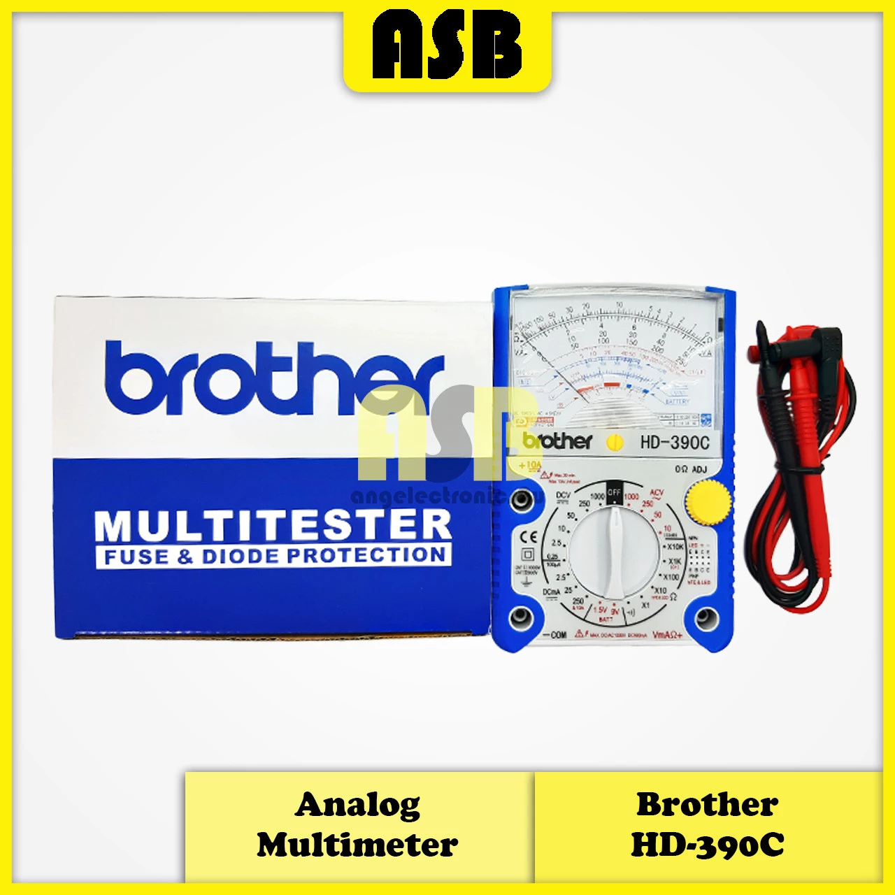 (1pc) Brother HD-390C Analog Multimeter (362001046)