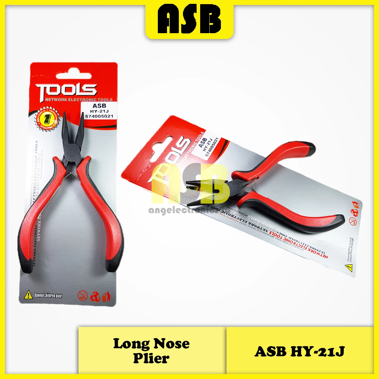 (1pc) ASB Long Nose Plier (HY-21J) (574005021)