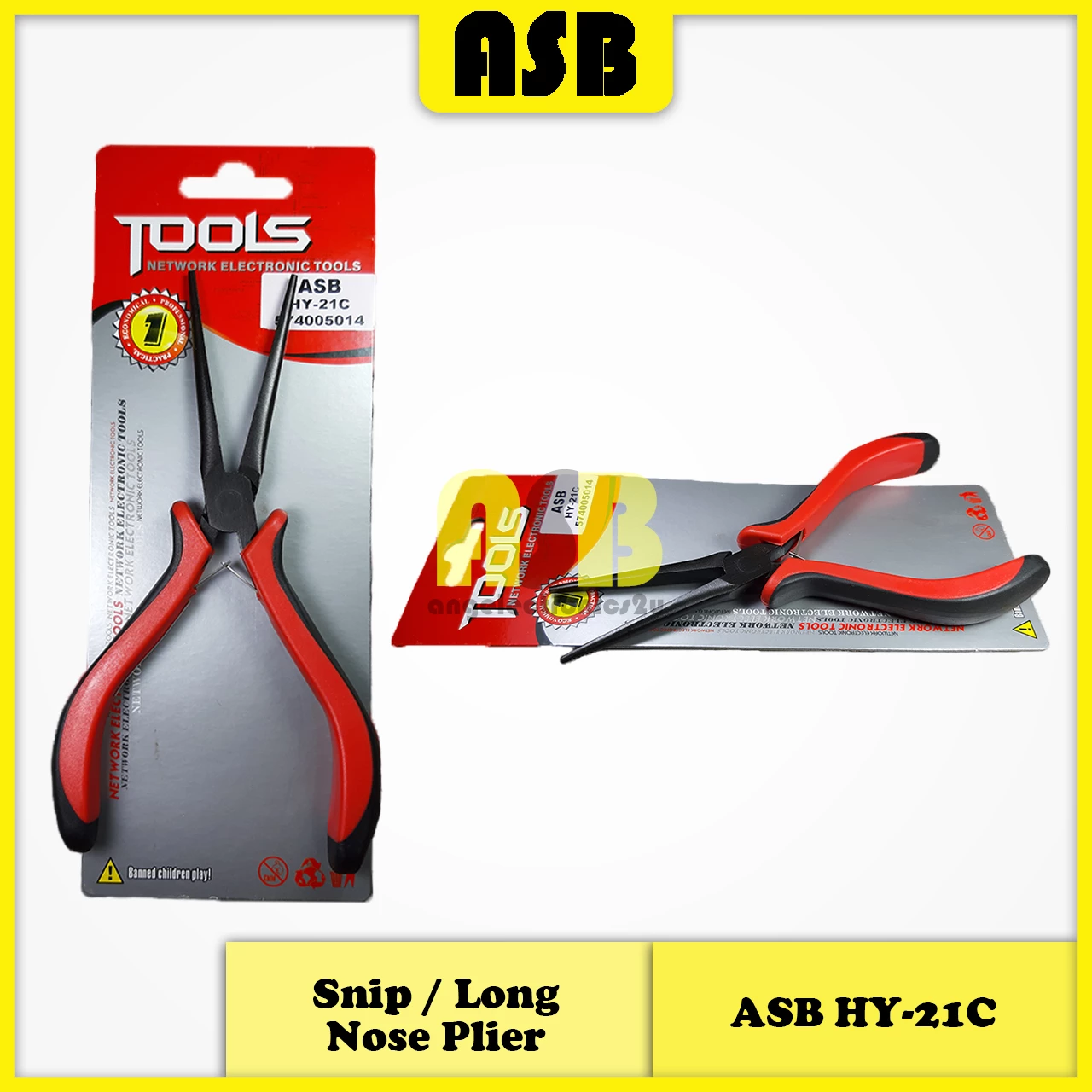 (1pc) ASB Snip Long Nose Plier (HY-21C) (574005014)