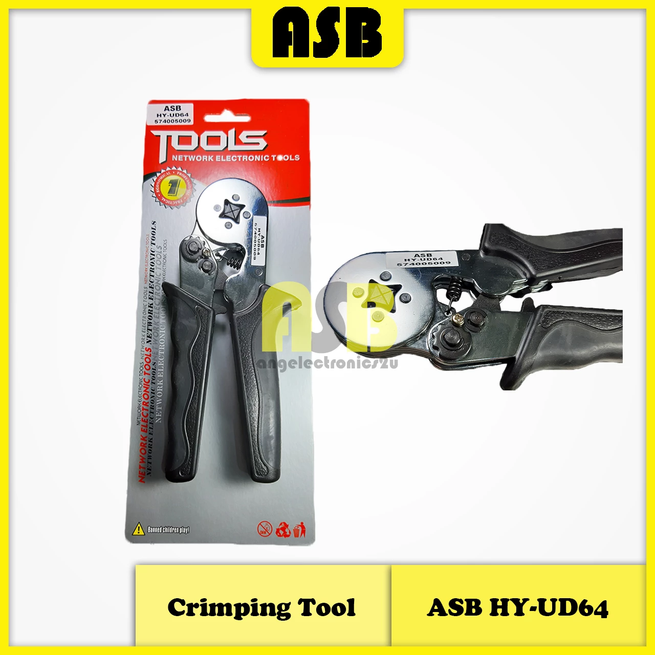 (1pc) ASB Crimping Plier (HY-UD64) (574005009)