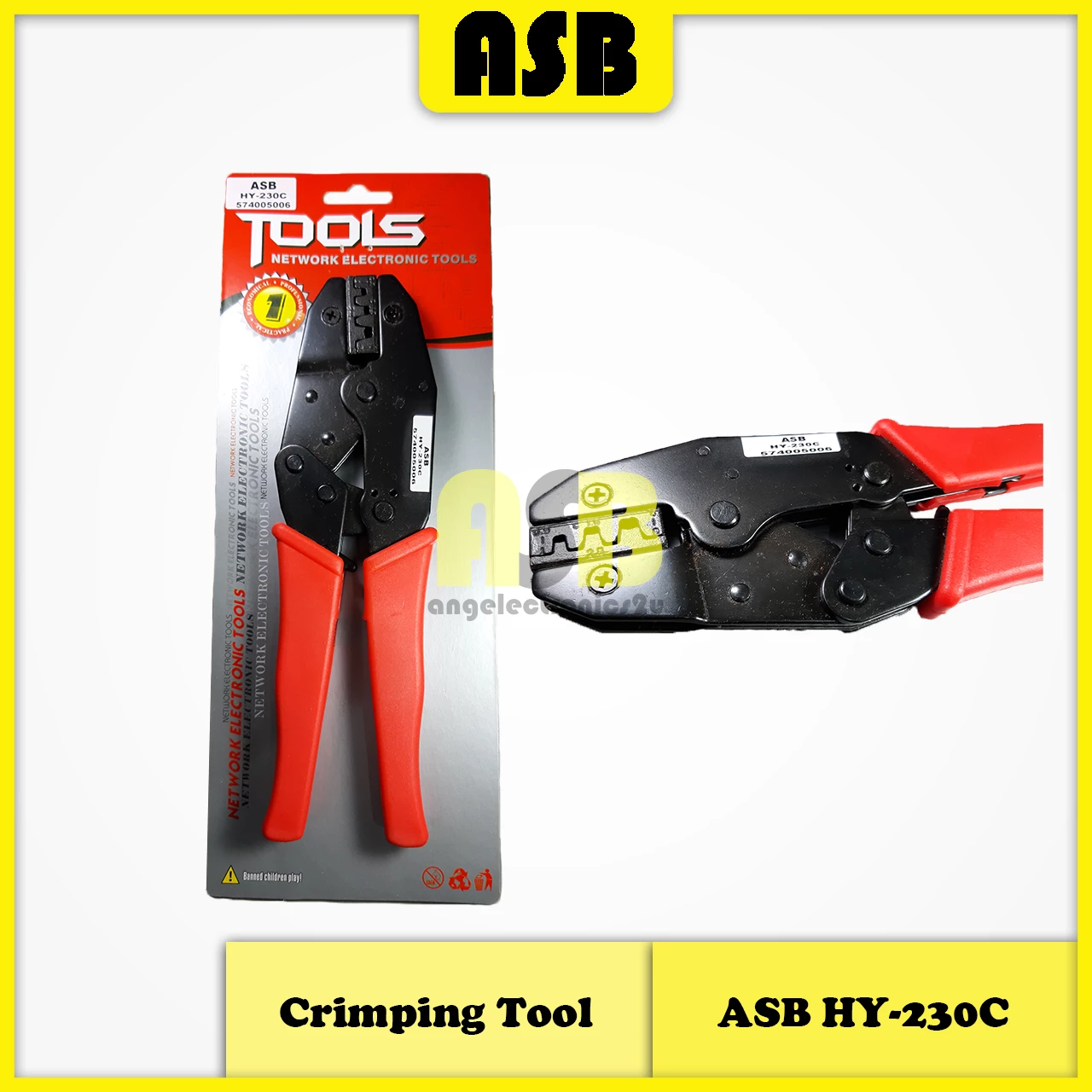 (1pc) ASB Crimping Plier (HY-230C) (574005006)