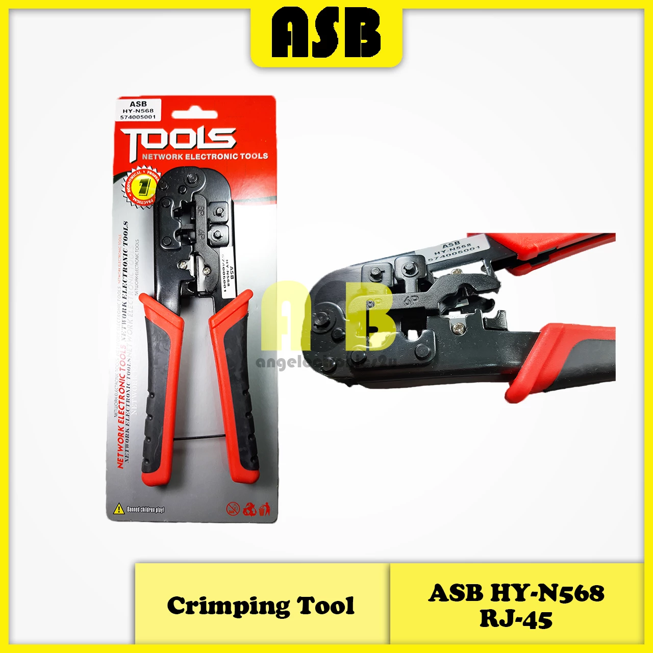 (1pc) ASB Crimping Tool (HY-N568) RJ-45 (6P4C / 8P8C) (574005001)