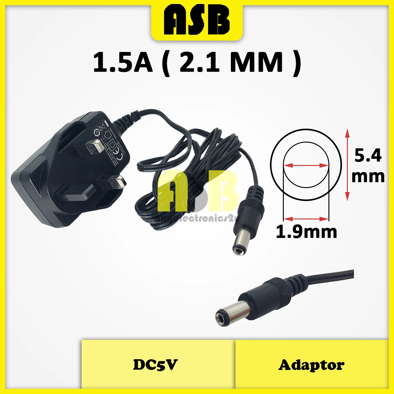 (1pc) Adaptor DC5V ( 1.5A / 2A / 2.5A / 3A / 5A / 6A )