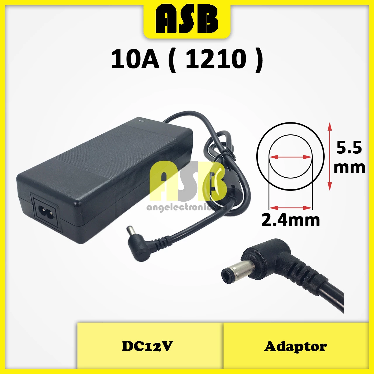 (1pc) Adaptor DC12V ( 10A / 12A )