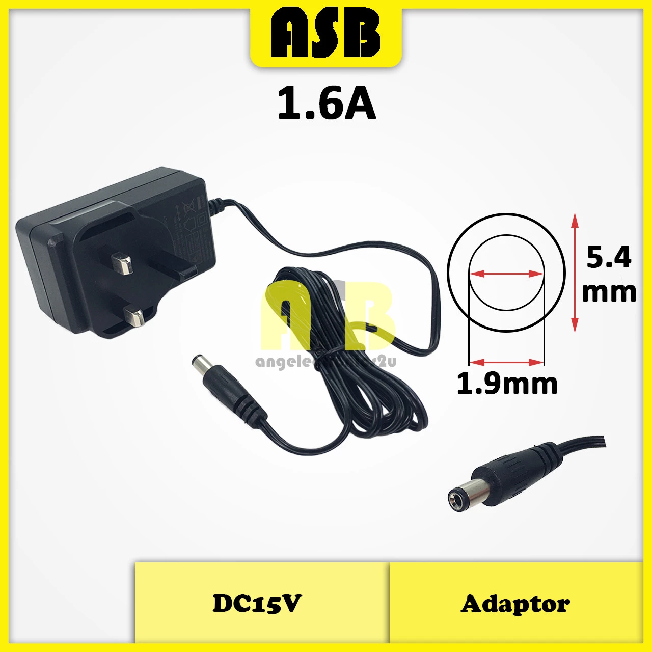 (1pc) Adaptor DC15V ( 1.6A / 3.33A )