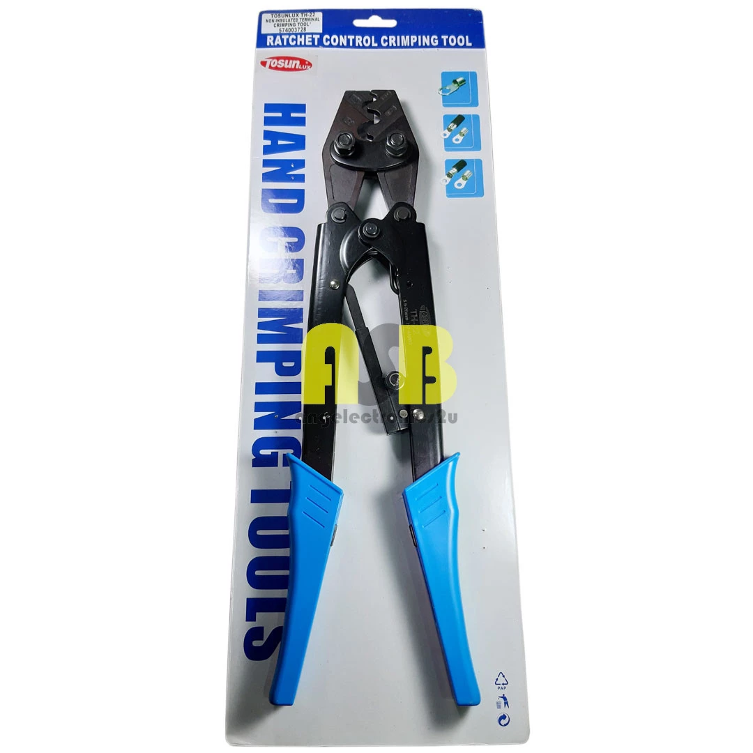 (1pc) Tosunlux TH-22 Non-Insulated Terminal Crimping Tool / Alat Kelim ( 574003728 )