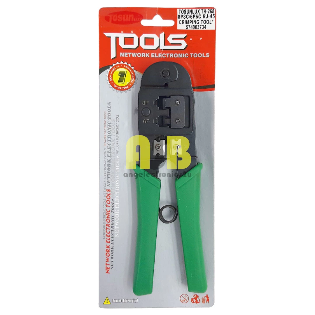 (1pc) Tosunlux TH-268 8P8C / 6P6C / RJ-45 Plugs Modular Crimping Tool / Alat Kelim ( 574003734 )