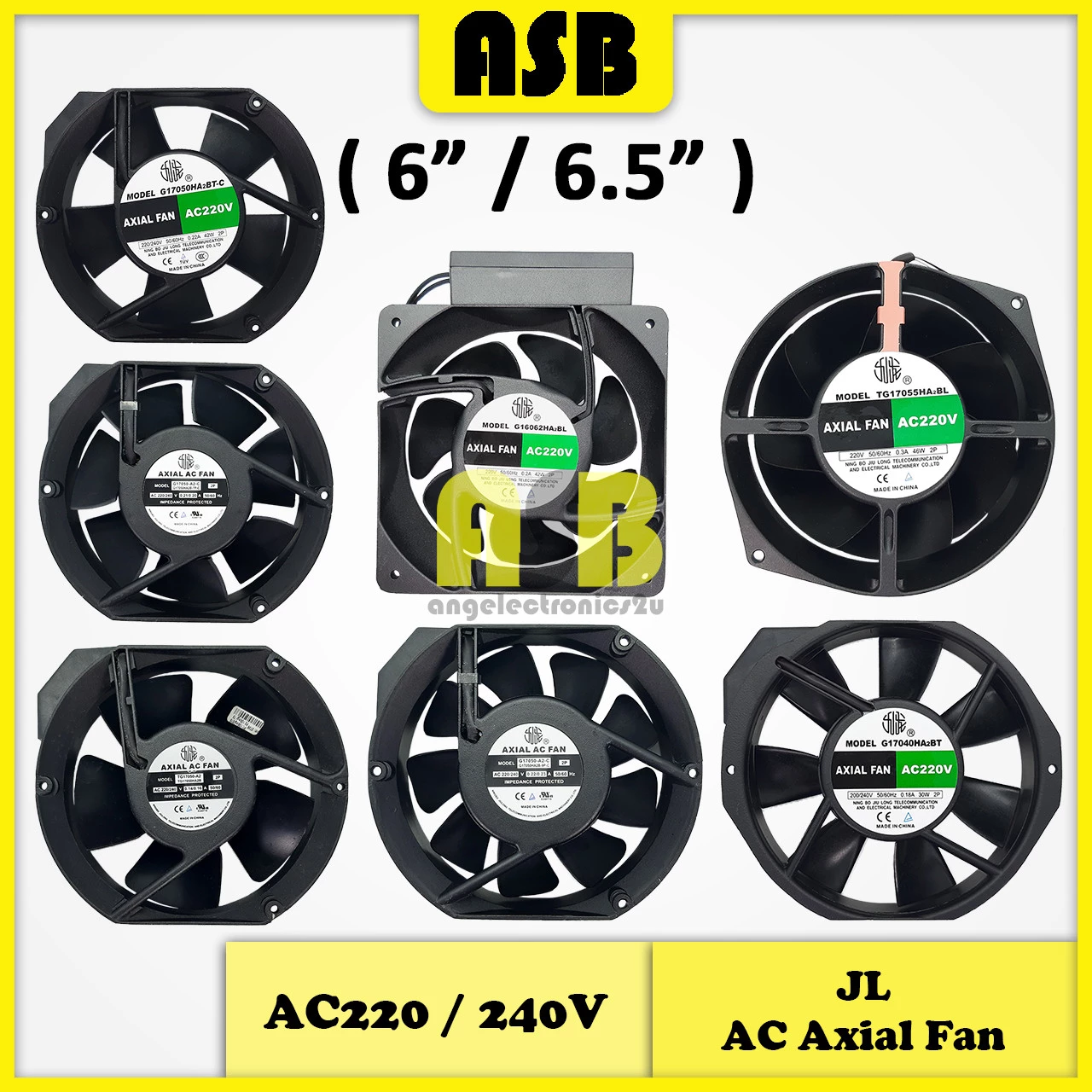 (1pc) JIULONG AC Strong Axial Fan ( AC220V / 240V ) ( 6