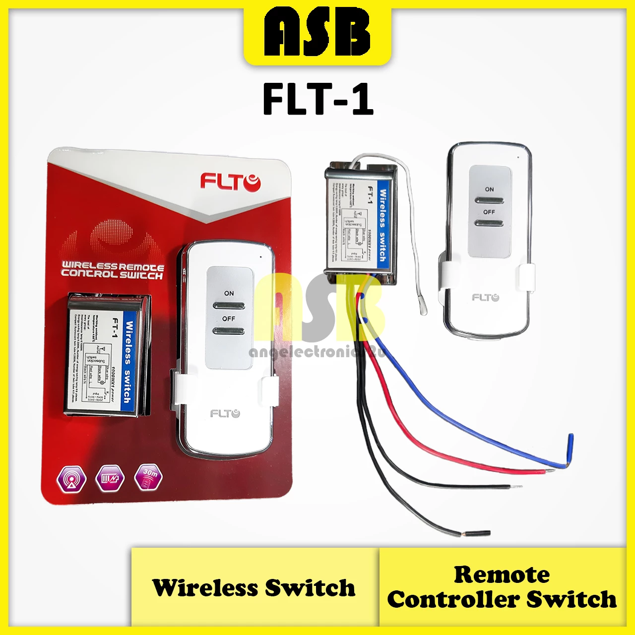 (1pc) FLT Wireless Remote Controller Switch ( FLT - 1 / 2 / 3 / 4 )