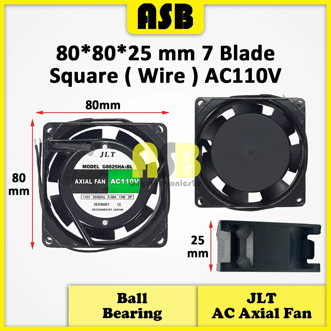 (1pc) JLT AC Axial Fan ( AC110V ) ( 3