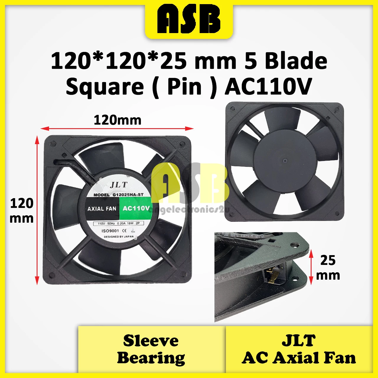 (1pc) JLT AC Axial Fan ( AC110V ) ( 4