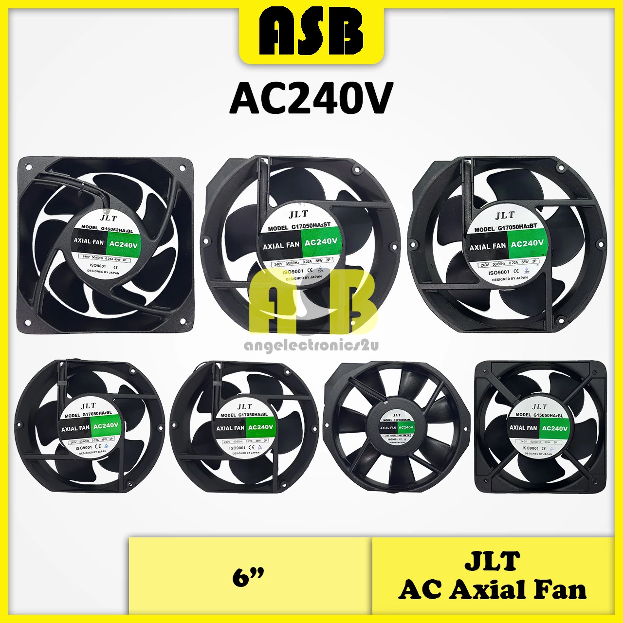 (1pc) JLT AC Strong Axial Fan ( AC240V ) ( 6