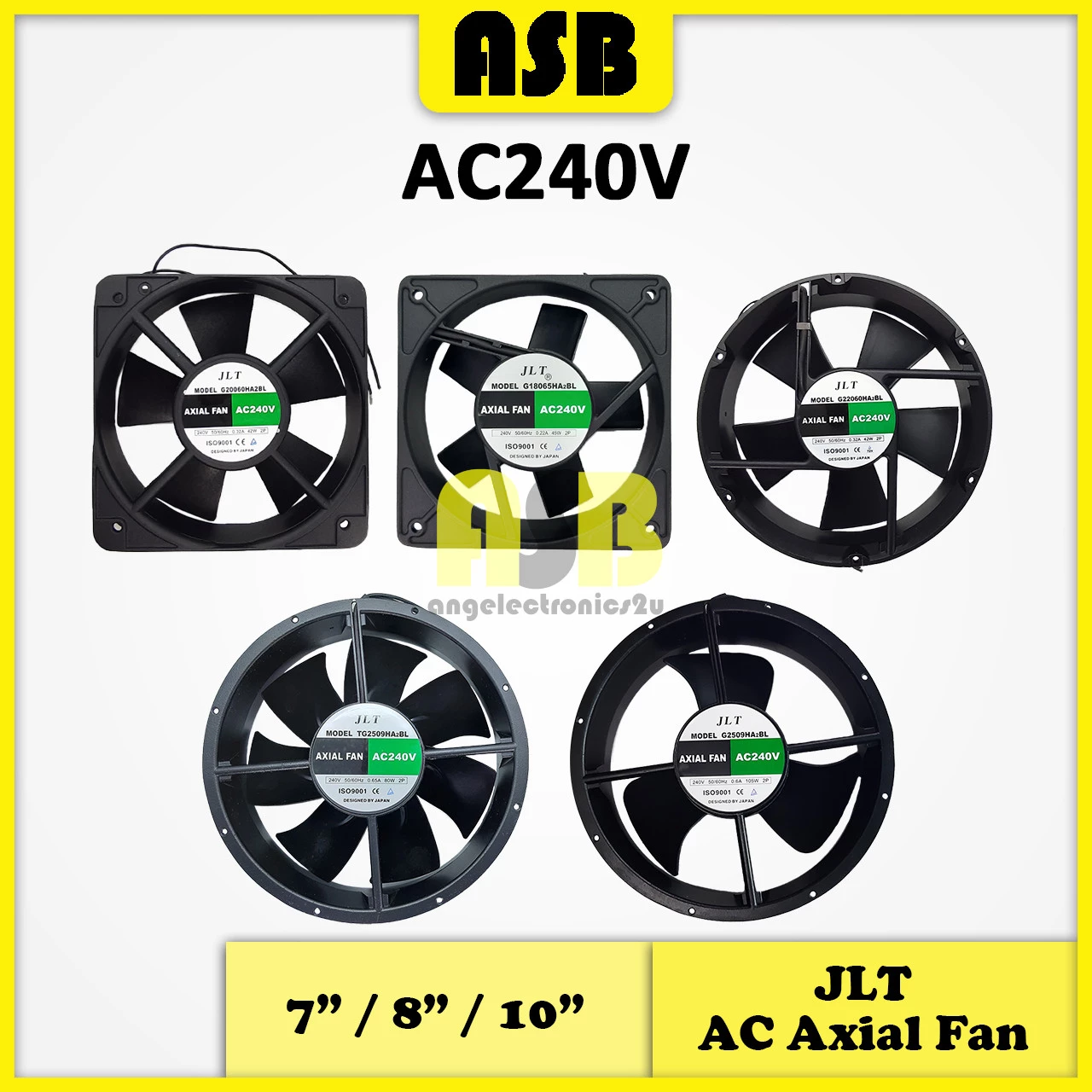 (1pc) JLT AC Strong Axial Fan ( AC 240V ) ( 7