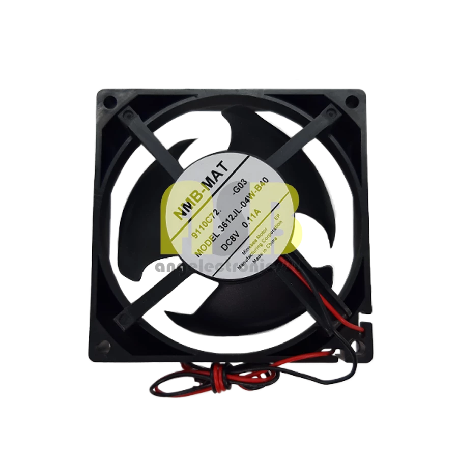 (1pc) Freezer Fridge Blower Fan NMB-MAT 3612JL-04W-B40 DC8V 0.11A (2 Wire) (151010260)