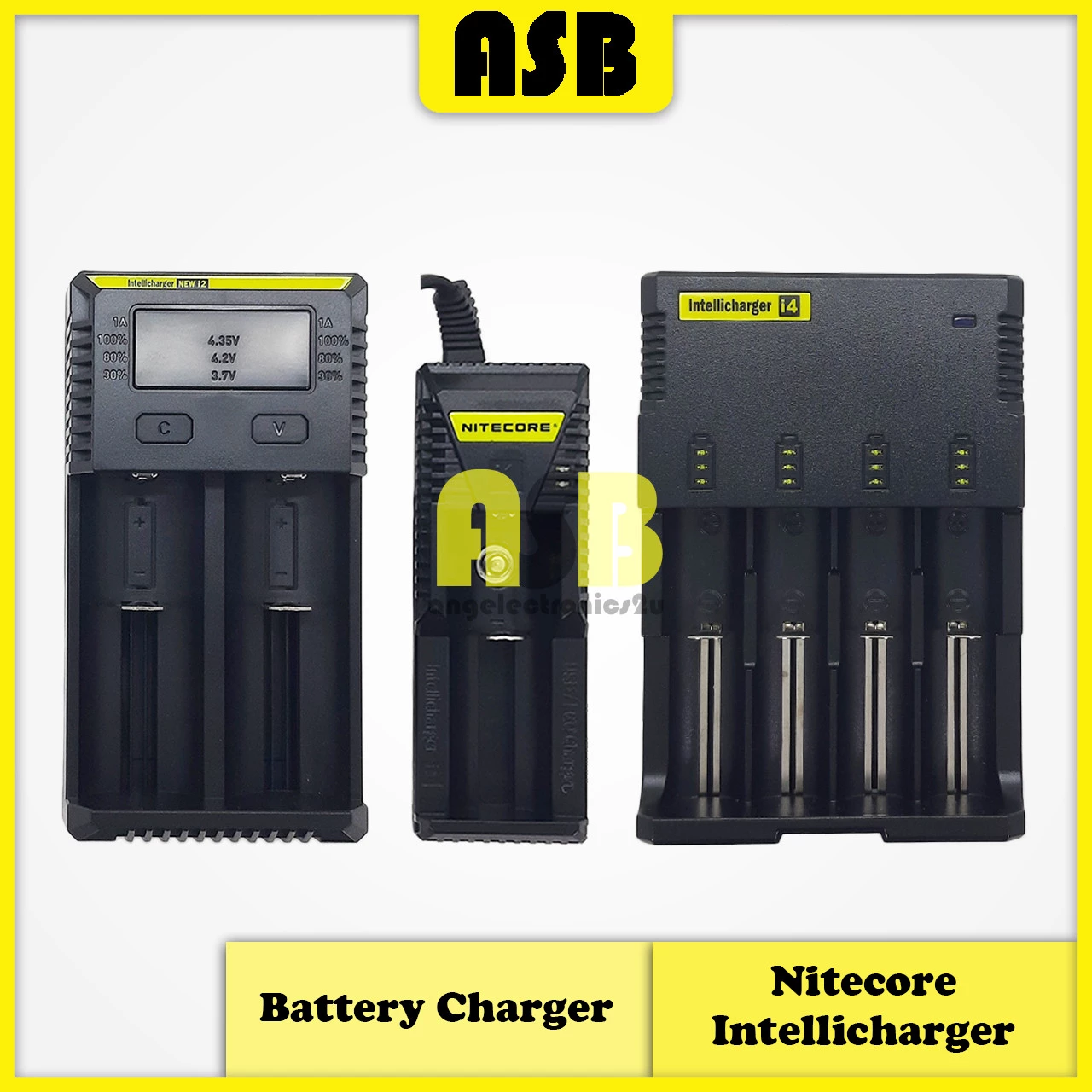 Nitecore Intellicharger ( New i2 / i1 / i4 ) ( 1Way / 2Way / 4Way )