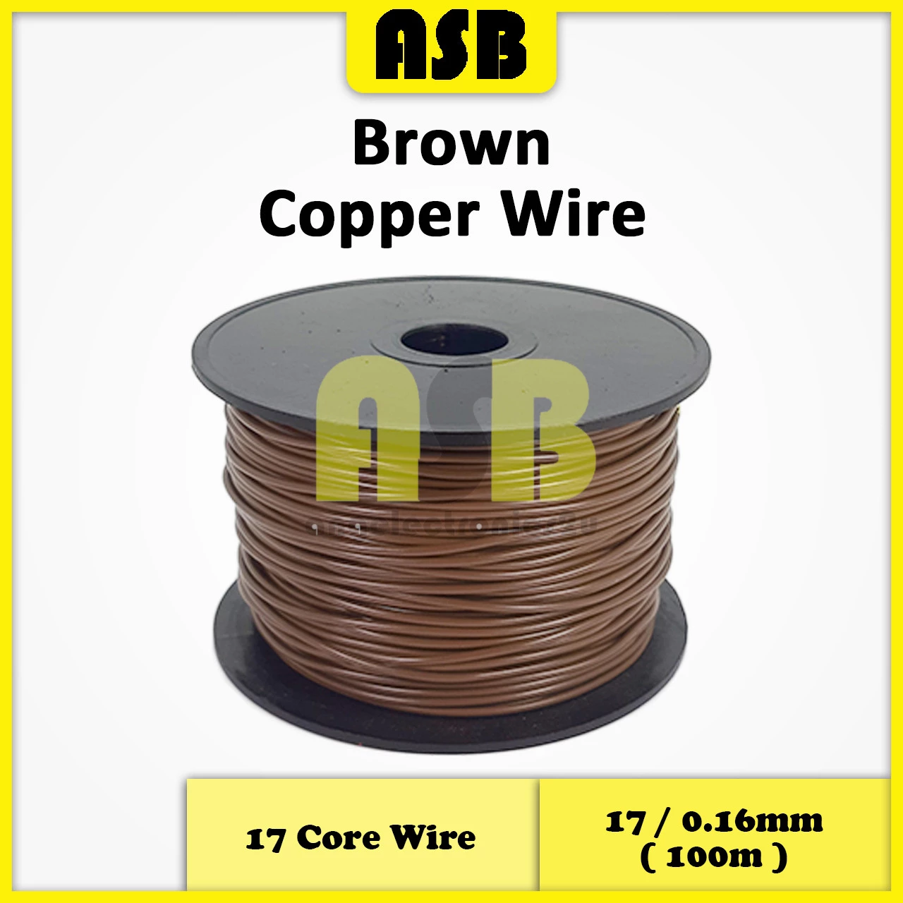 (1pc) 17/0.16mm Cable ( 100m ) 17 Core Wire ( Copper ) ( Mix Colour ) (061014045)