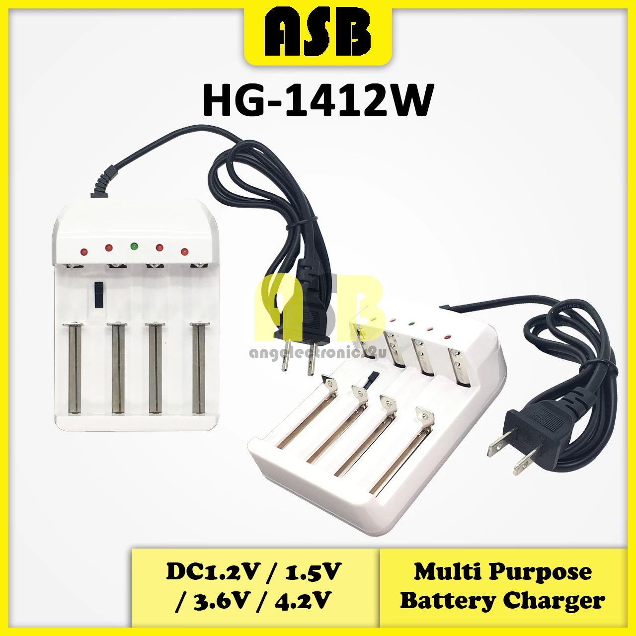 (1pc) Multi Purpose Battery Charger ( Li-ion / Life / NiZn / Ni-Cd ) ( US Plug ) ( 033023169 )