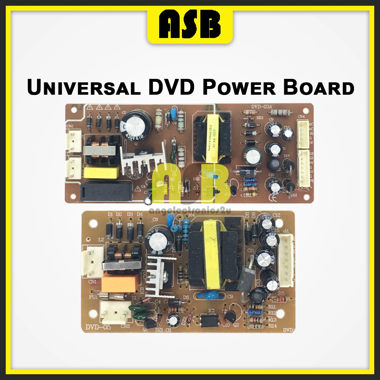 (1pc) Universal DVD Power Board ( 819 / White ) ( Big / Small )