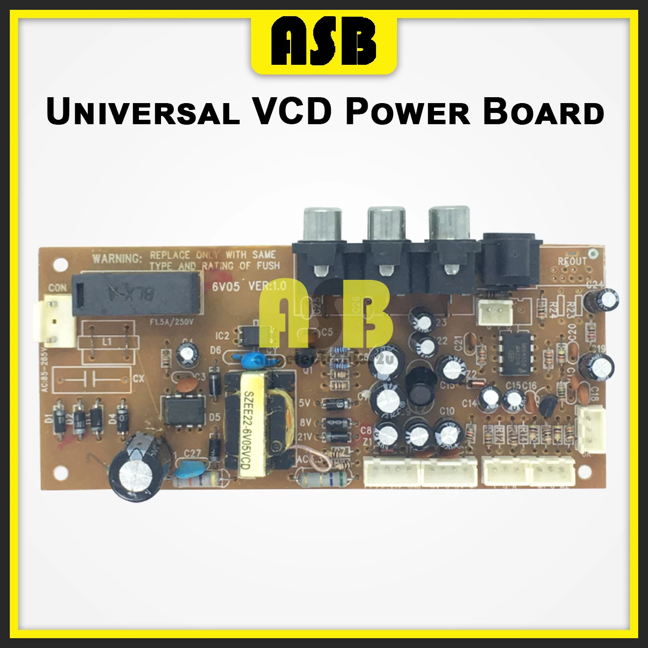 (1pc) Universal VCD Power Board ( 037001014 )