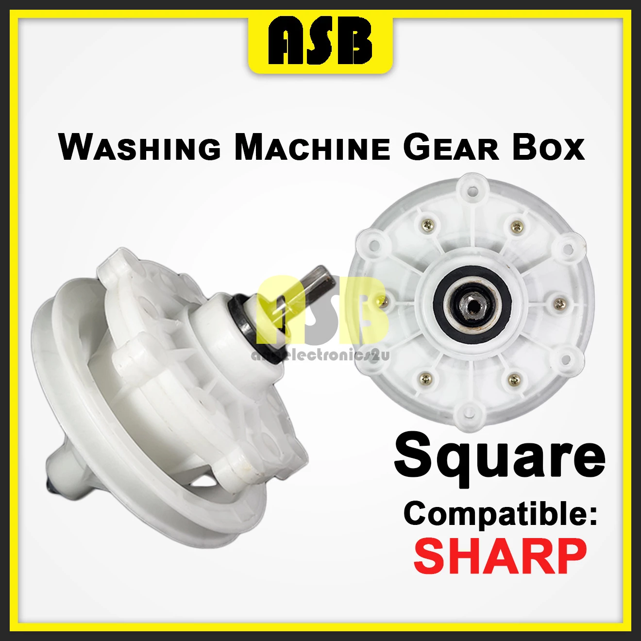 (1pc) ( Compatible : SHARP ) Washing Machine Gear Box SL-145 ( Square ) ( 661021049 )