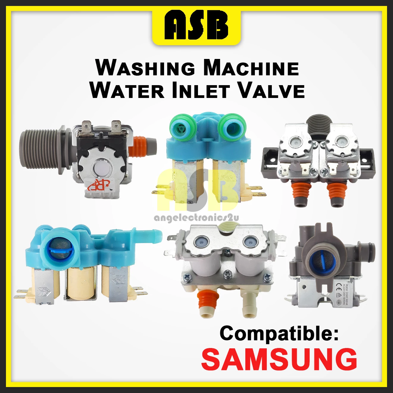 (1pc) ( Compatible : SAMSUNG ) Washing Machine Water Inlet Valve  / Injap Masuk Air