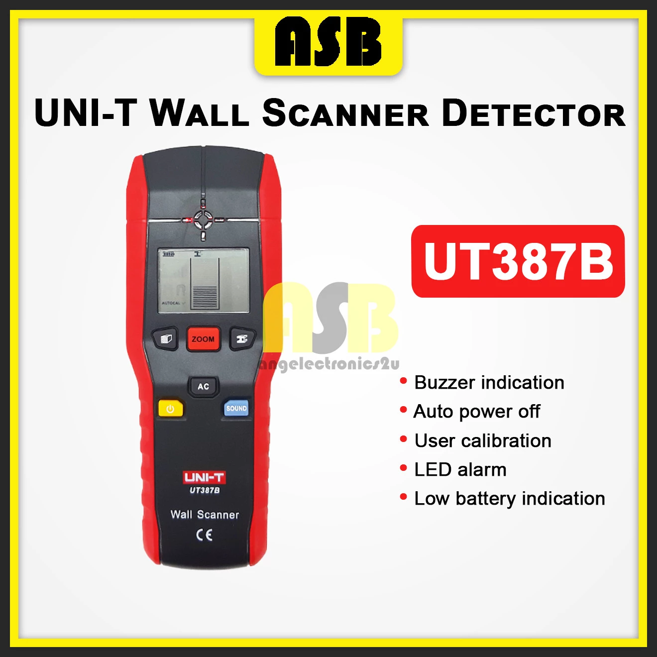 (1pc) Uni-T UT387B Wall Scanner Detector ( 362002191 )