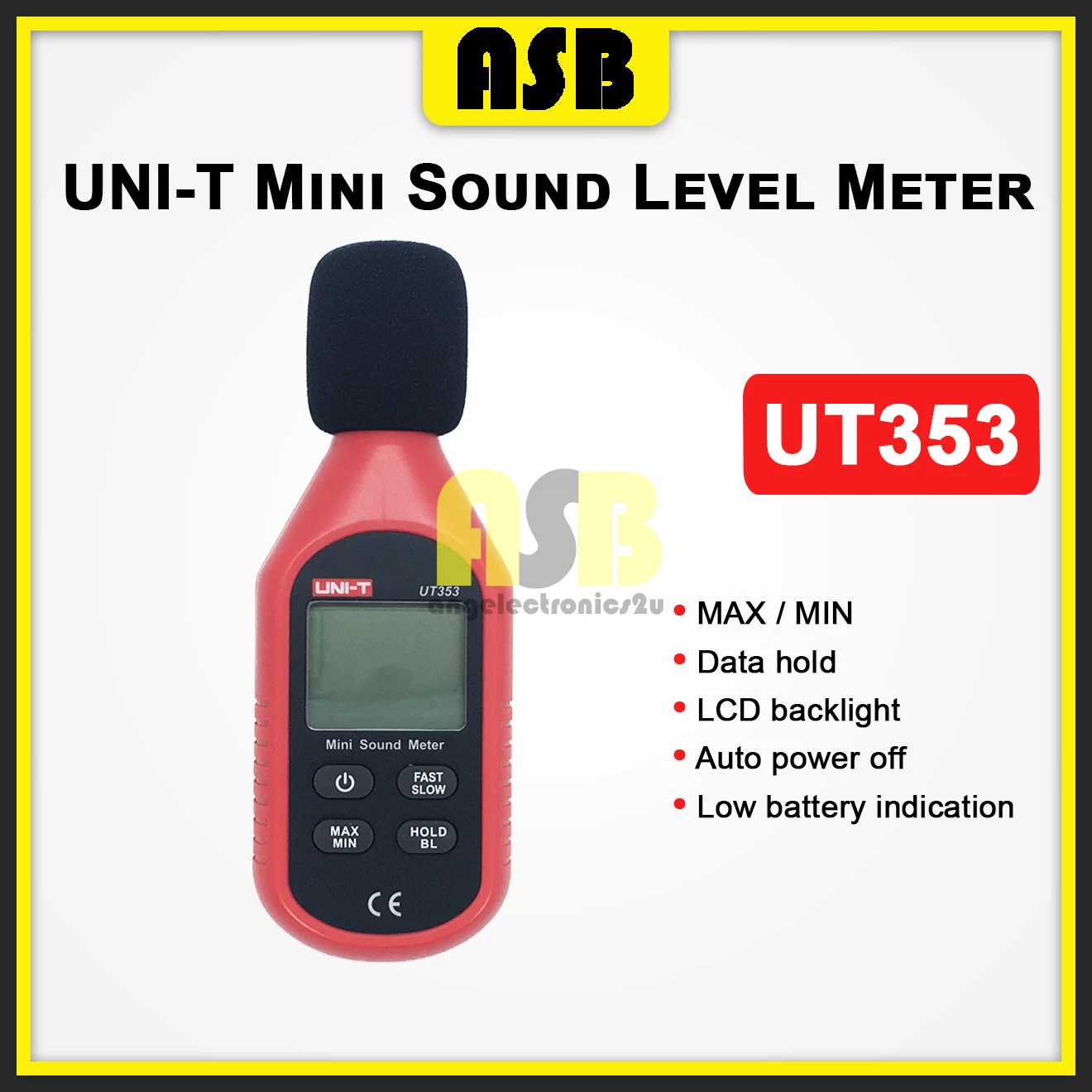 (1pc) Uni-T UT 353 Mini Sound Level Meter ( 30 ~ 130dB ) Meter Tahap Bunyi ( 362002197 )