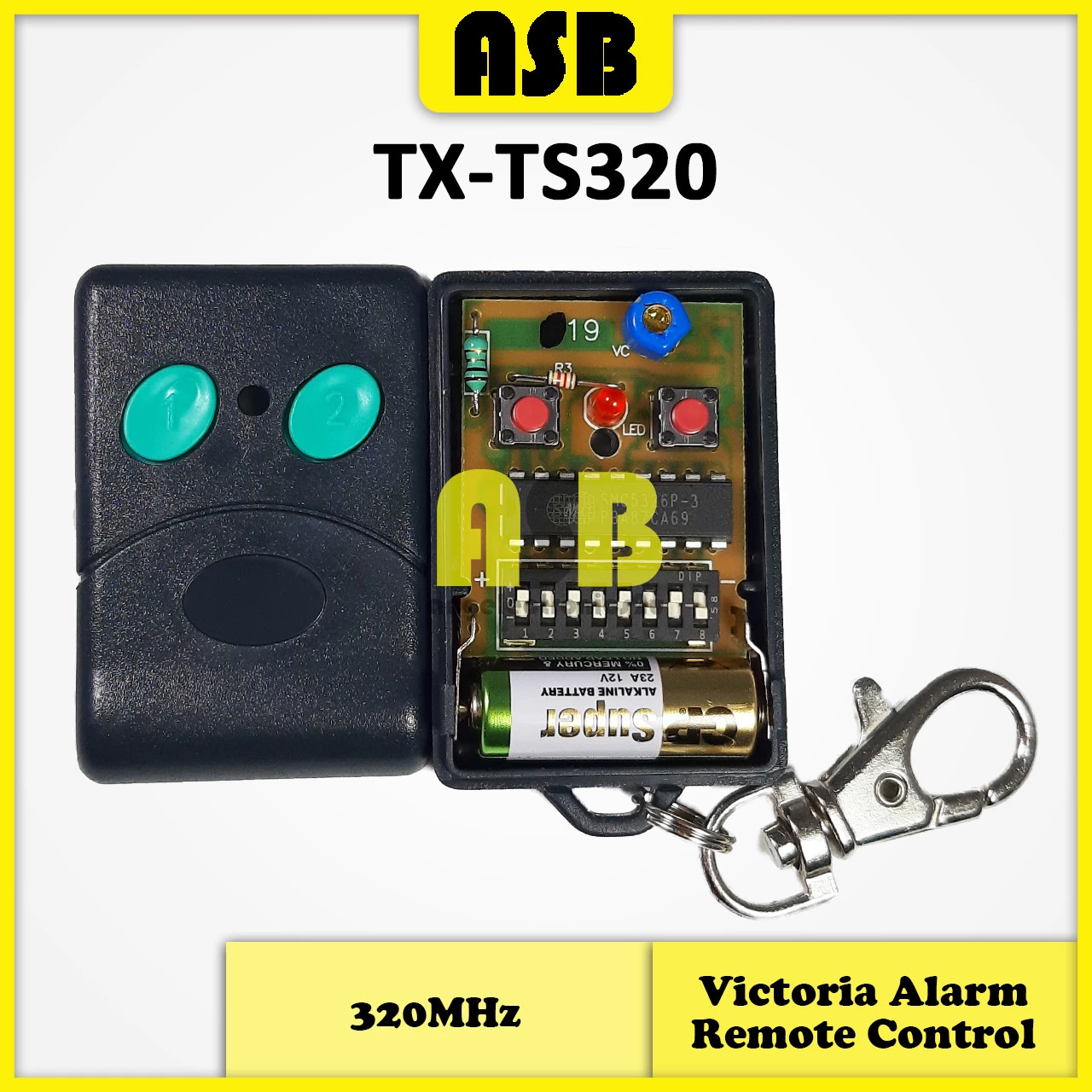 (1pc) Alarm / Auto Gate Remote Control ( Include Battery )