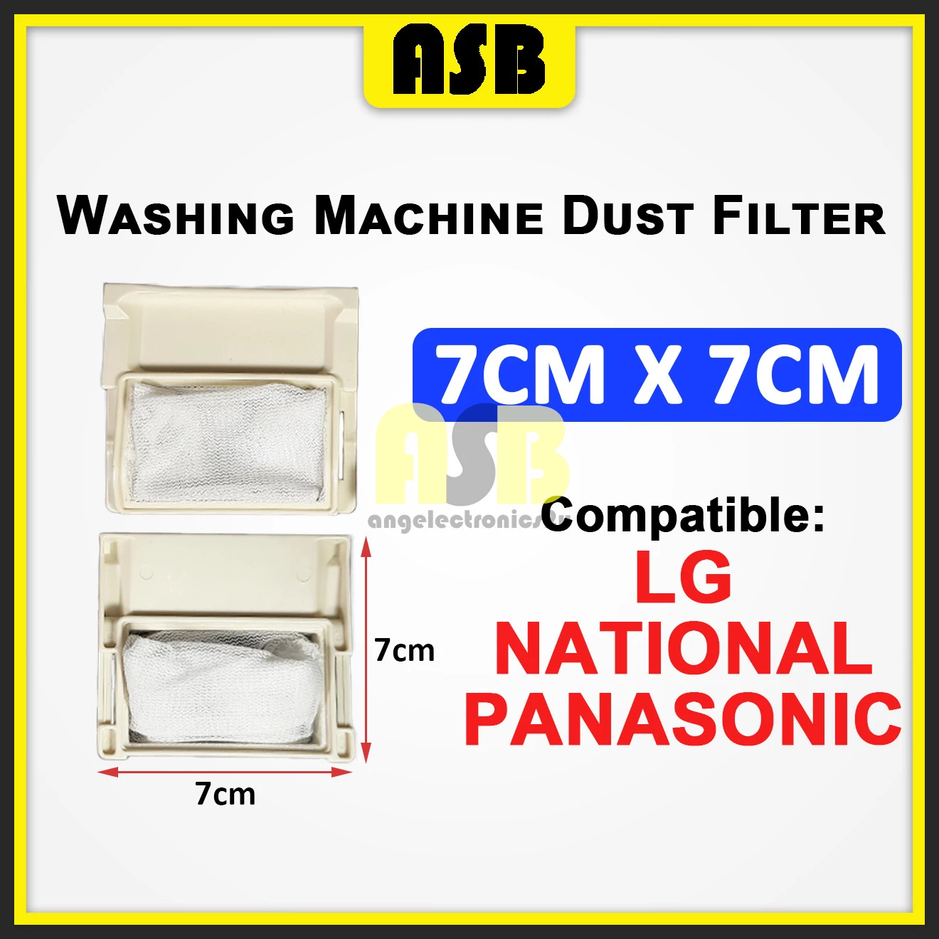 (1pc) ( Compatible : NATIONAL / PANASONIC / LG ) Washing Machine Dust Filter ( 661020010 )