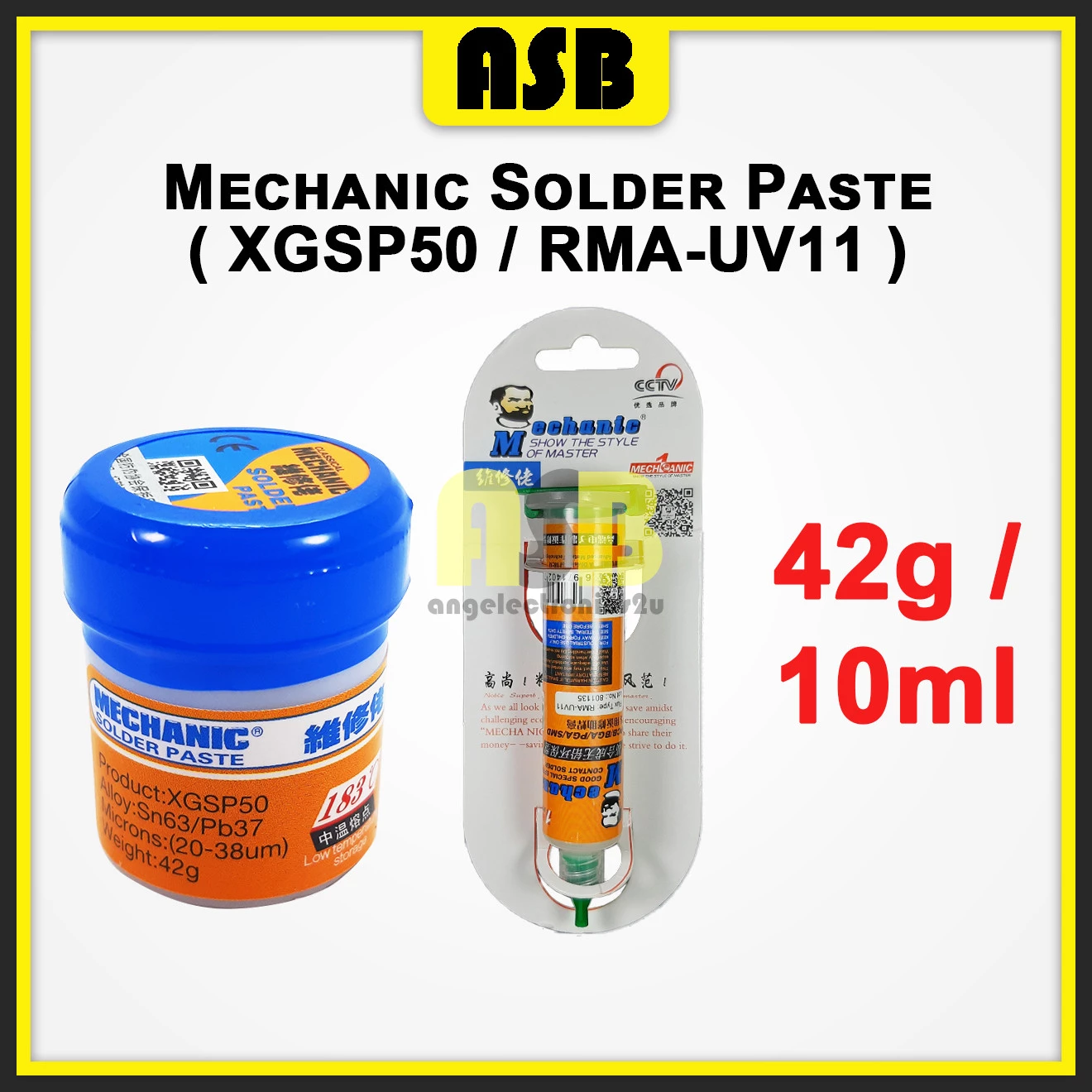 Mechanic Solder Paste ( XGSP 50 / RMA-UV11 )