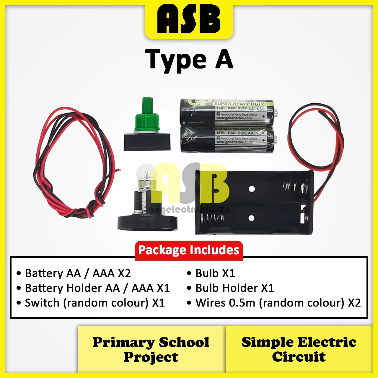 Primary School Project (Simple Electric Circuit) (Standard 1) (213010054)