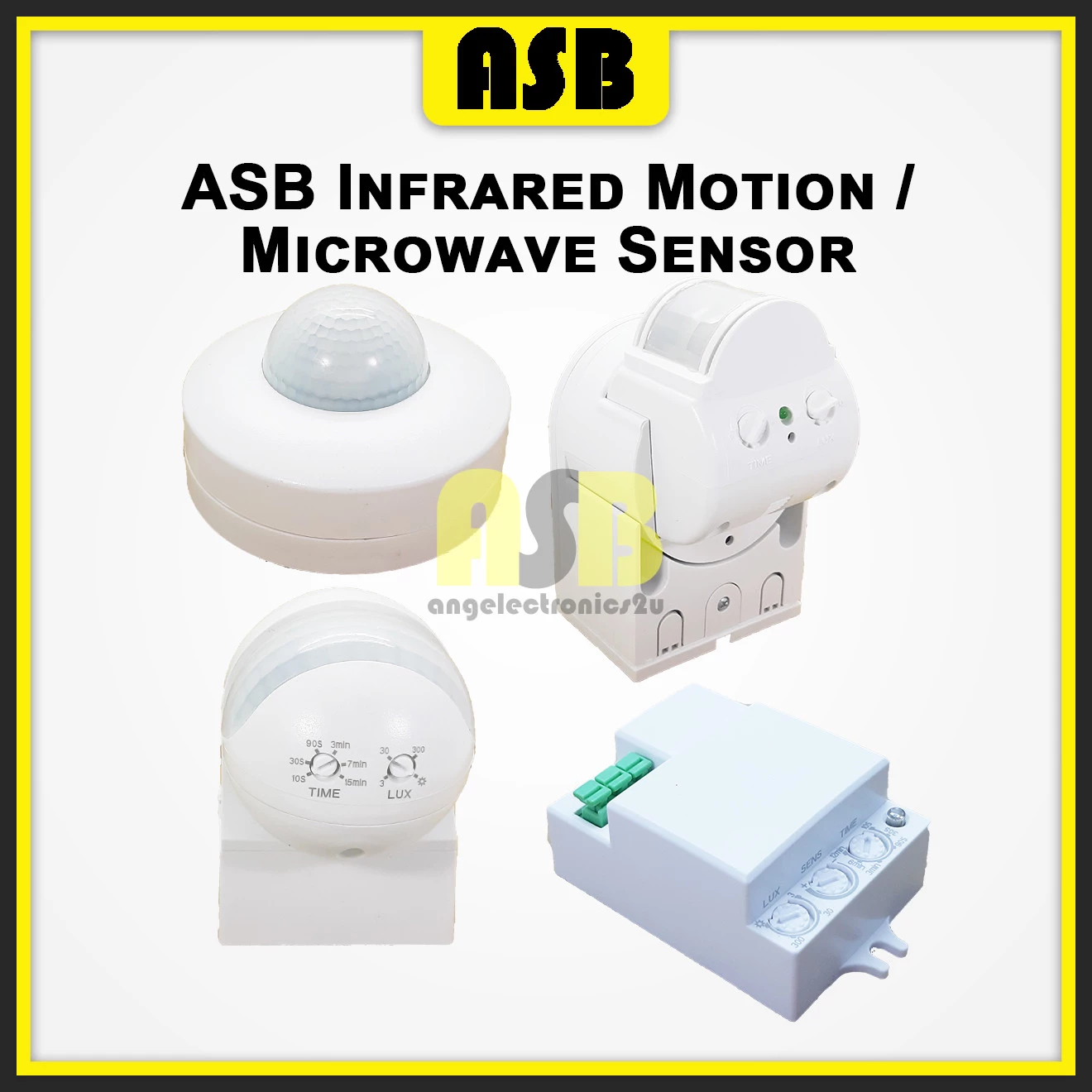 (1pc) ASB Infrared Motion / Microwave Sensor