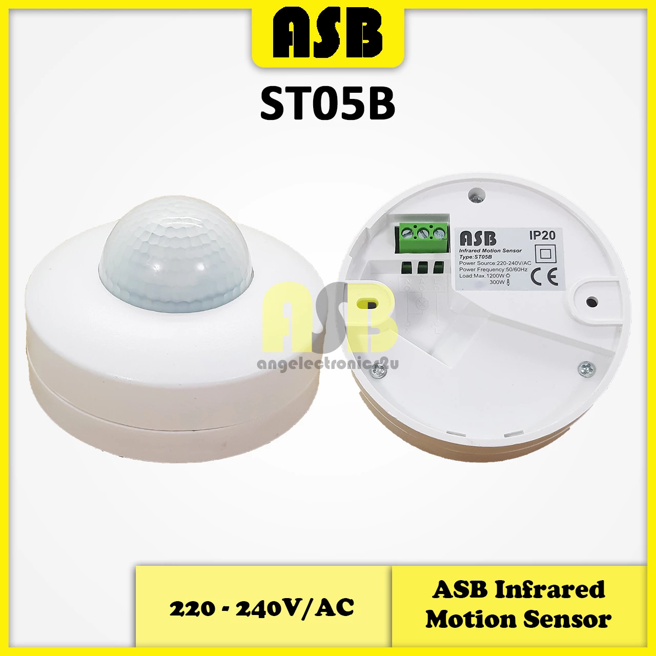 (1pc) ASB Infrared Motion / Microwave Sensor