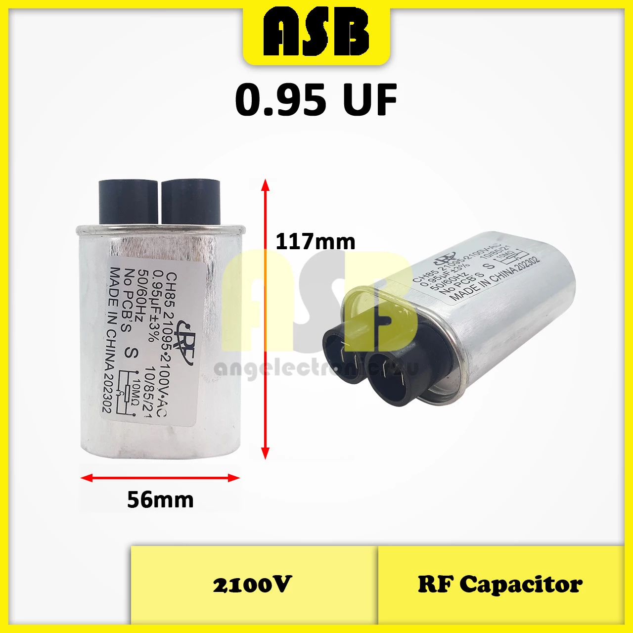 (1pc) Eagle Capacitor 2100V ( 0.95UF / 1UF / 1.05UF / 1.14UF )