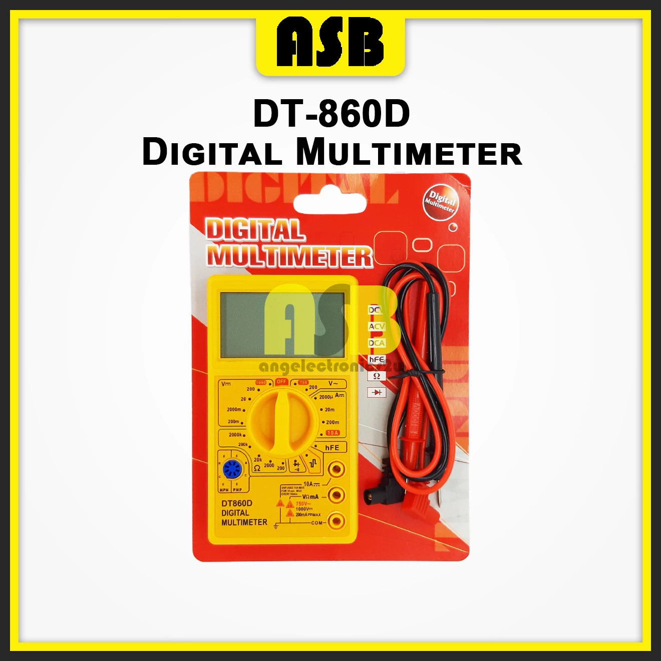 (1pc) Digital Multimeter ( DT-860D ) ( 362002176 )