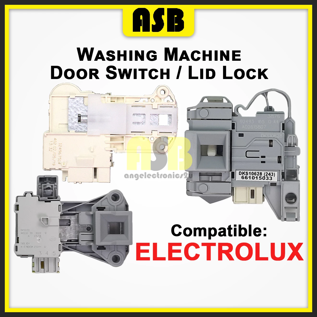 (1pc) ( Compatible : Electrolux ) Washing Machine Door Switch / Lid Lock / Suis Pintu Mesin Basuh